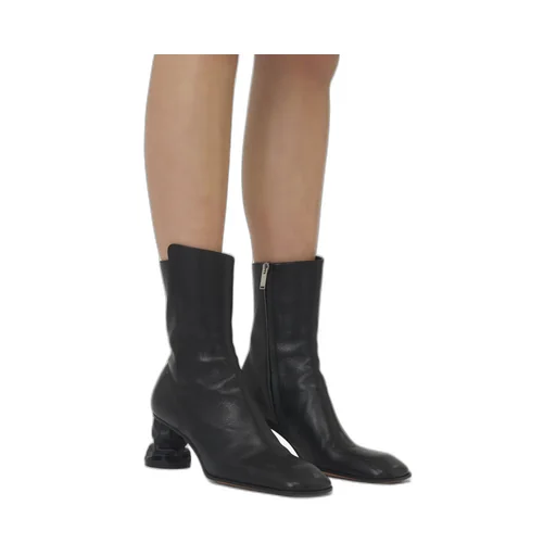 Crush Side-Zip Ankle Boots