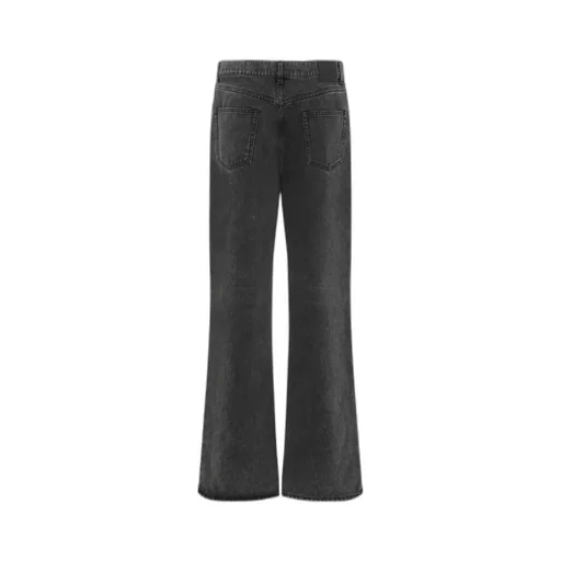 Logo Patch Wide-Leg Jeans