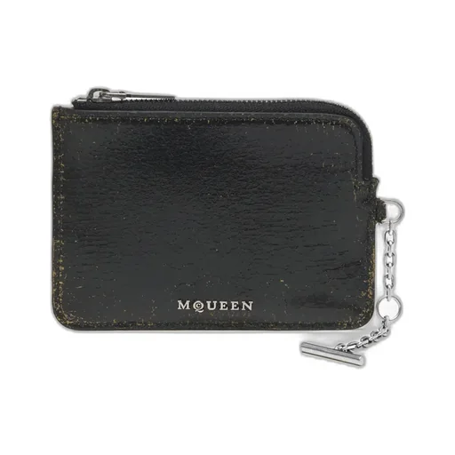 Logo Printed Zipped Wallet