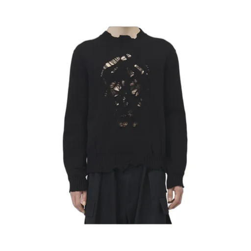 Distressed Skull Jumper