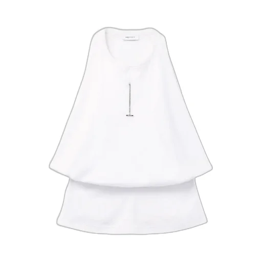 Draped Ribbed Tank Top