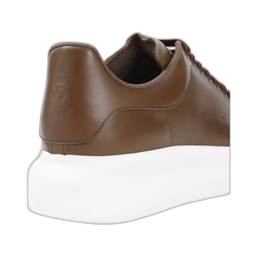 Round Toe Lace-Up Sneakers