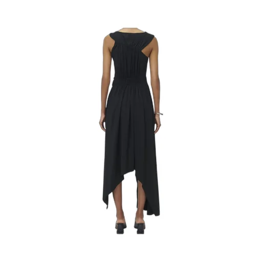 Asymmetric Gathered Dress
