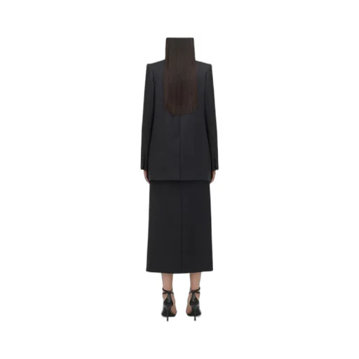 Pinstripe Pattern Blazer