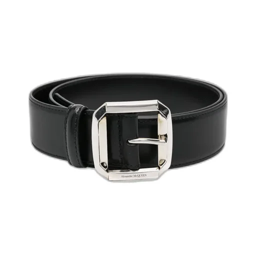 Logo-Engraved Buckle Belt