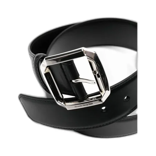 Logo-Engraved Buckle Belt