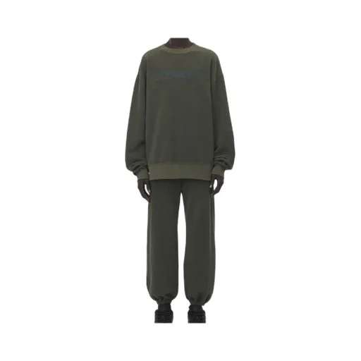 Logo Embroidered Crewneck Sweatshirt