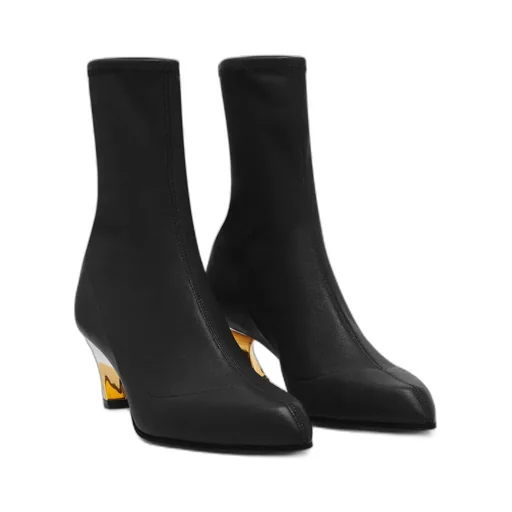 Pointed-Toe Ankle Boots