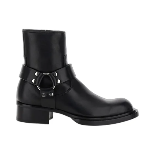 Round-Toe Ankle Boots