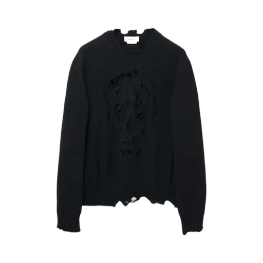 Distressed Skull Jumper