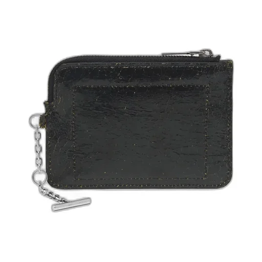 Logo Printed Zipped Wallet