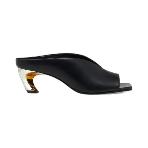 Open-Toe Slip-On Mules