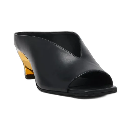 Open-Toe Slip-On Mules