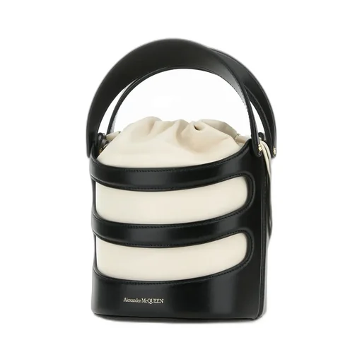 Logo Printed Drawstring Bucket Bag