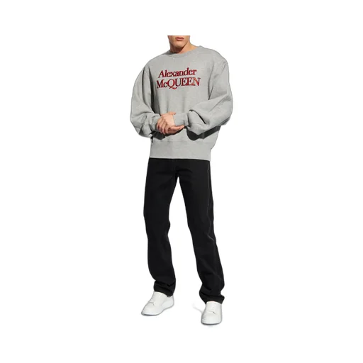Logo Embroidered Crewneck Sweatshirt