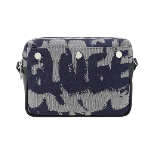 Graffiti-Logo Pattern Shoulder Bag