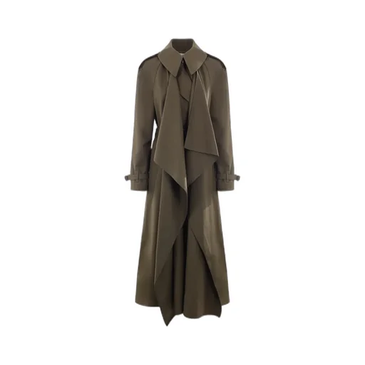 Belted Long Trench Coat