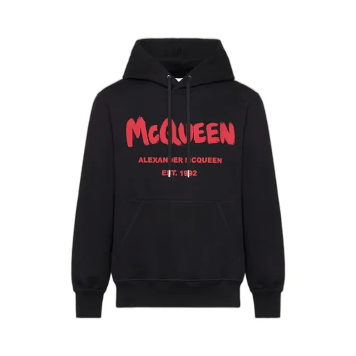 Logo Printed Drawstring Hoodie