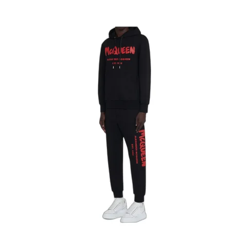 Logo Printed Drawstring Hoodie