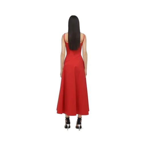 Flare Detailed Sleeveless Dress