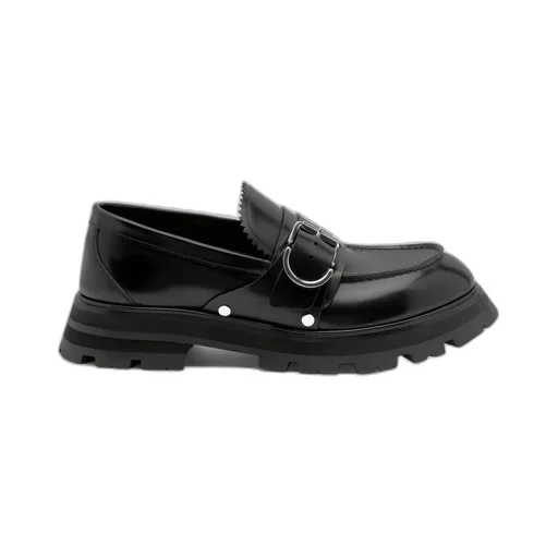 Buckle-Detailed Slip-On Loafers