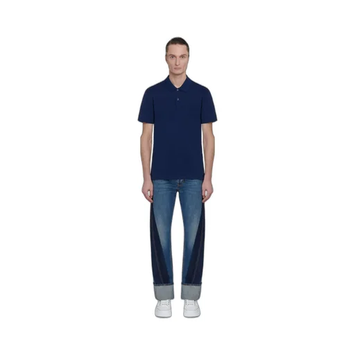 Classic Band-Detailed Polo Shirt
