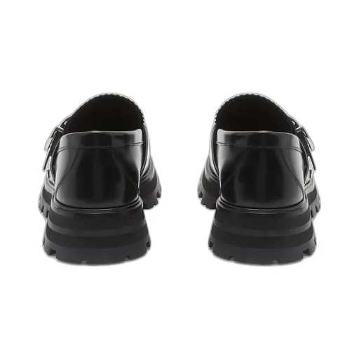 Buckle-Detailed Slip-On Loafers