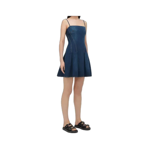 Flared Denim Dress