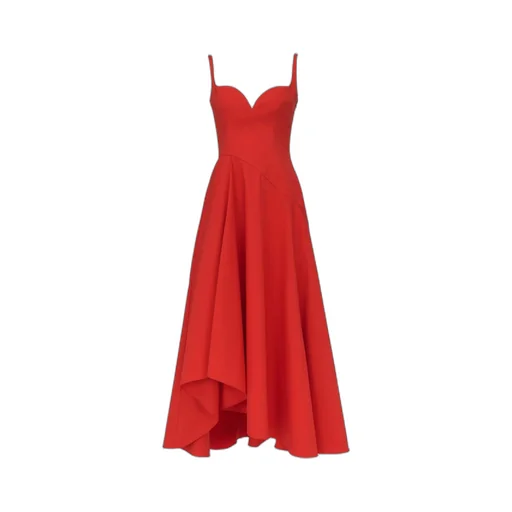 Flare Detailed Sleeveless Dress