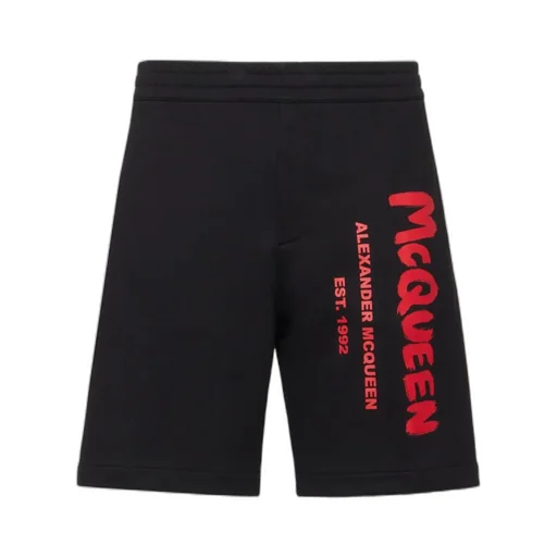 Graffiti-Logo Printed Sweatshorts