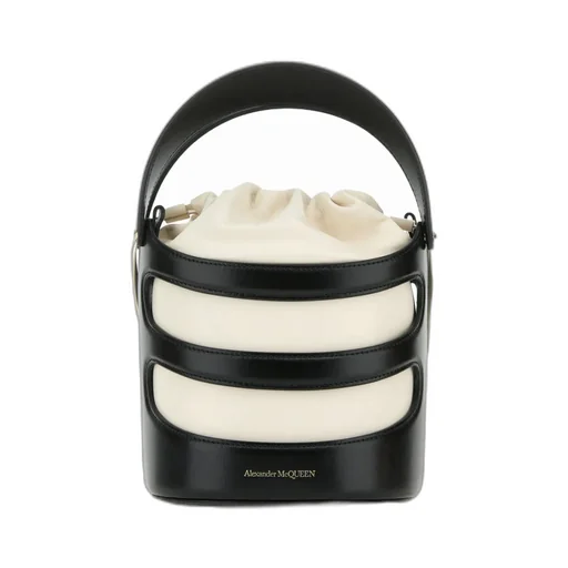 Logo Printed Drawstring Bucket Bag