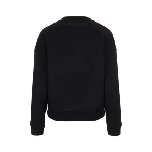 Knot-Detailed Crewneck Sweatshirt