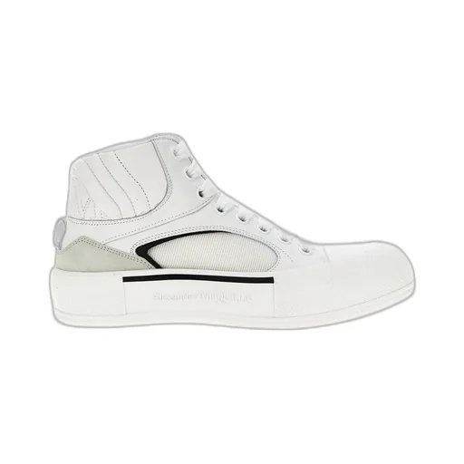 High-Top Laced Sneakers