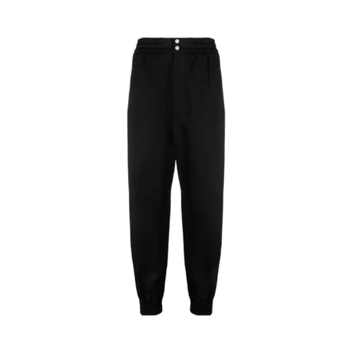 Mid-Rise Tapered-Leg Trousers