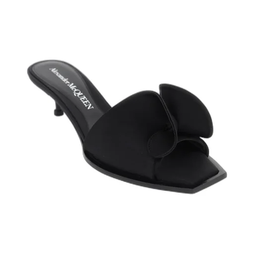 Square-Toe Slip-On Sandals