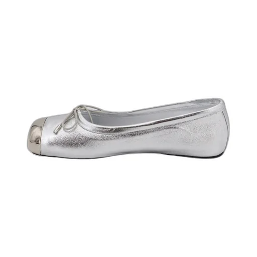 Bow-Detailed Ballerina Flat Shoes