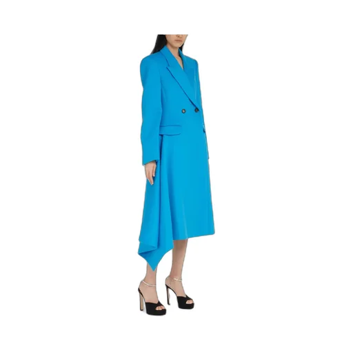 Long-Sleeved Lapel Coat