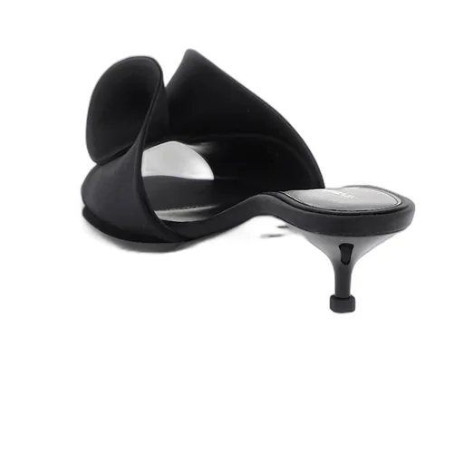 Square-Toe Slip-On Sandals