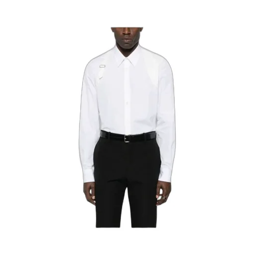 Harness Buckle Detailed Buttoned Shirt