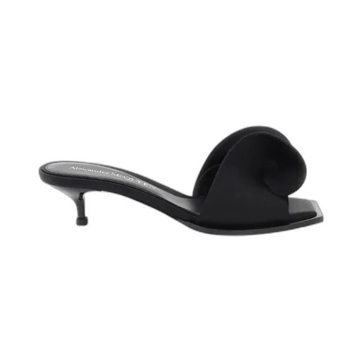 Square-Toe Slip-On Sandals