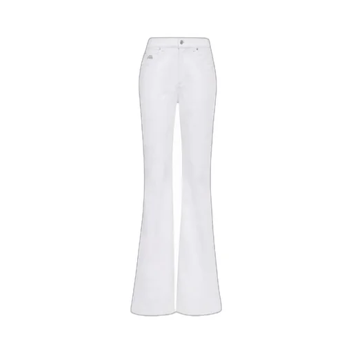 Logo Patch Flared Jeans