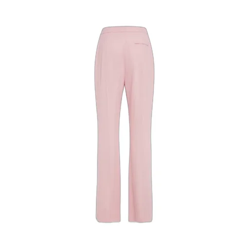 High-Waist Flared Tailored Trousers