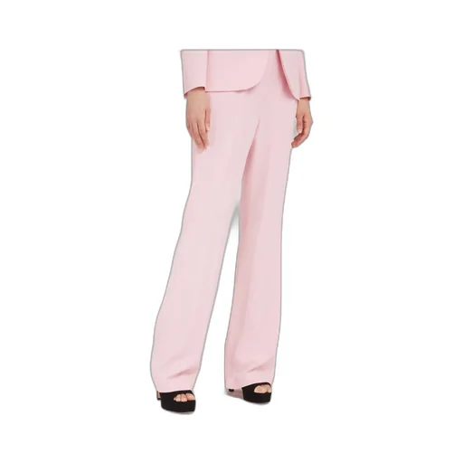 High-Waist Flared Tailored Trousers