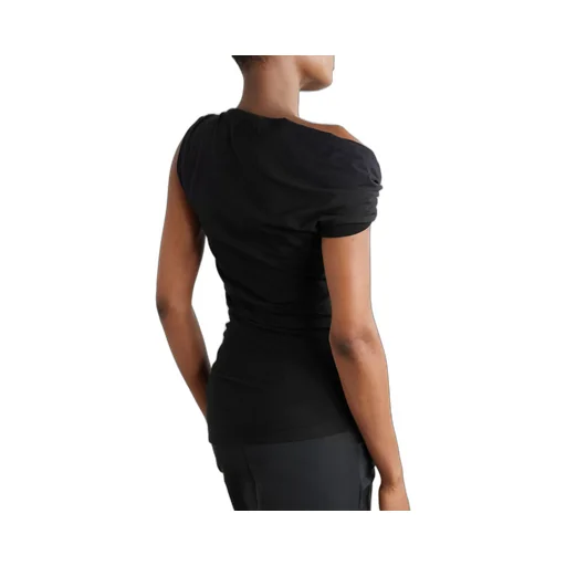 Knot-Detailed Asymmetric-Hem Top