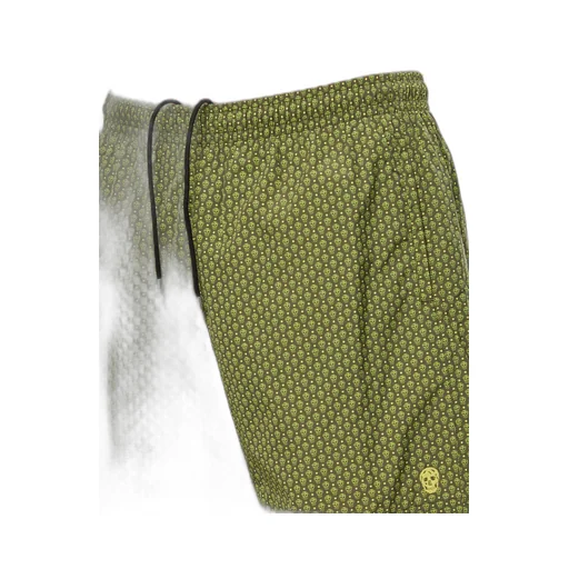 Spotted Skull Printed Swim Shorts