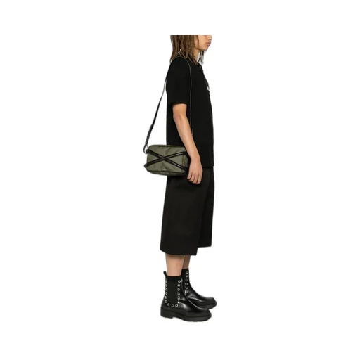 The Harness Logo-Printed Zipped Camera Bag