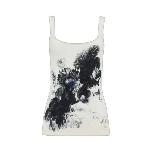 Floral-Print Tank Top