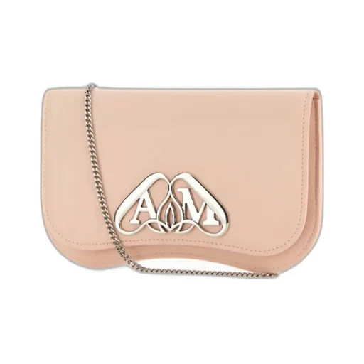 Logo Plaque Foldover Crossbody Bag