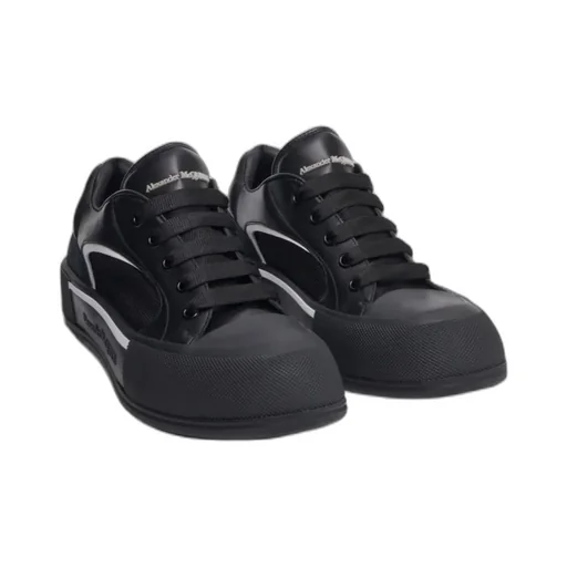 Skate Deck Plimsoll Lace-Up Sneakers