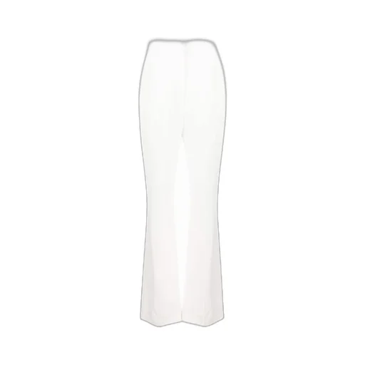 High-Waist Flared Tailored Trousers